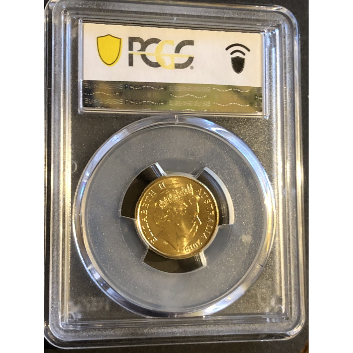 2019  PCGS MS66 Police Remembrance coloured $2