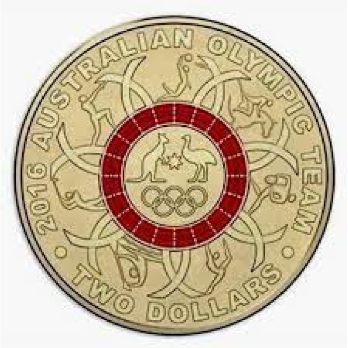 6x $2 2016 RIO OLYMPIC COINS - CIRCULATED SET