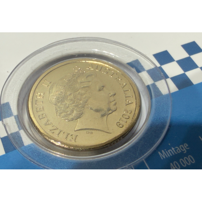2019 $2 Police Remembrance Day C-Mintmark - Carded Coloured $2 Coin