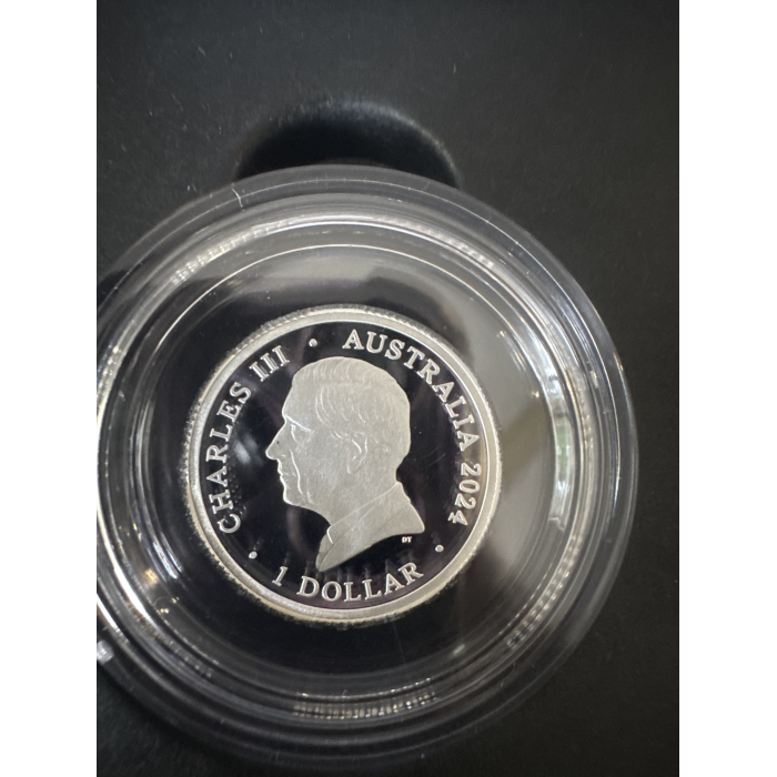 RAM 2024 OUT OF THIS WORLD $1 SILVER 'C' MINTMARK PROOF COIN