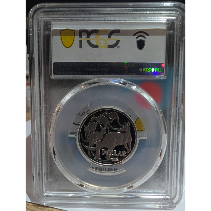 2025 HM KCIII $1 Silver Proof Coin PCGS PR70DCAM Mob of Roo's Top Pop #009
