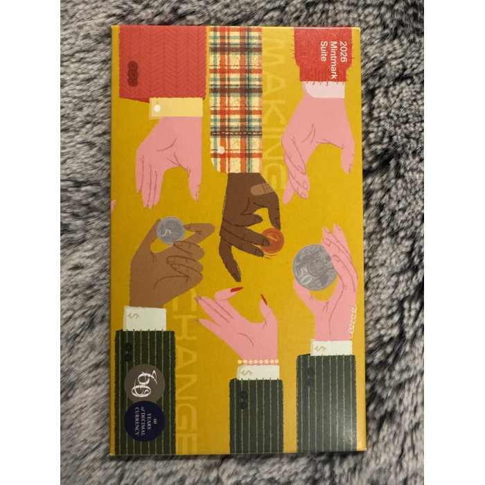 2026 RAM $1  60yrs Decimal currency Privy Mark uncirculated 4 Coin set 