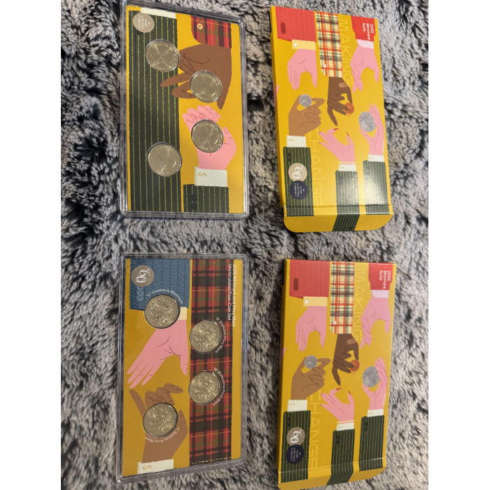 2026 RAM $1  60yrs Decimal currency Privy Mark uncirculated 4 Coin set 