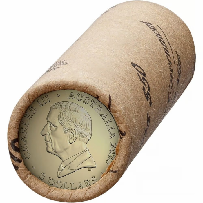 2025 $2 - Remembering The Second World War Coloured Coin Roll - Premium