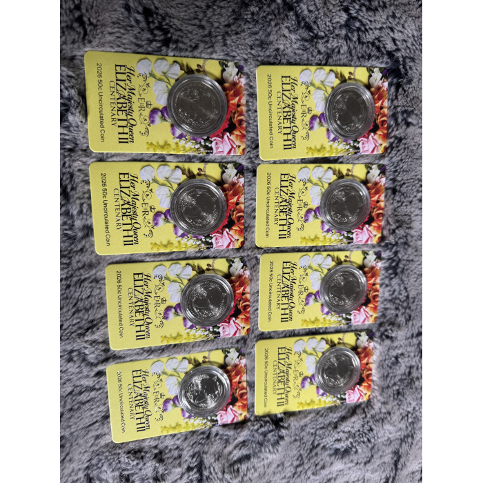 2026 RAM HM Queen Elizabeth II centenary 50c uncirculated coin 