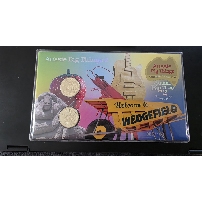 2025 Aussie Big Things 2 Design 1 & 2 Limited Edition Two Coin $1 PNC Impression