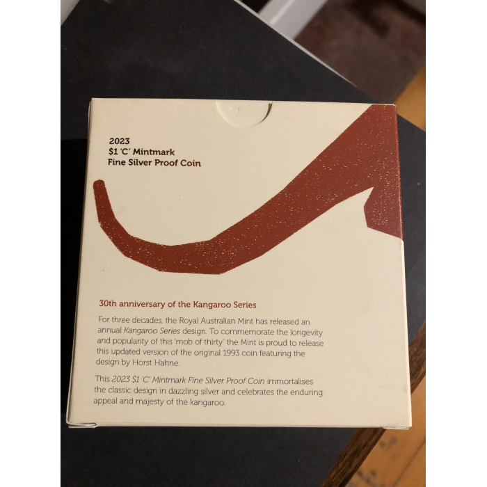 2023 Mob of Roos 1 oz Silver Proof Coin 30th Anniversary 