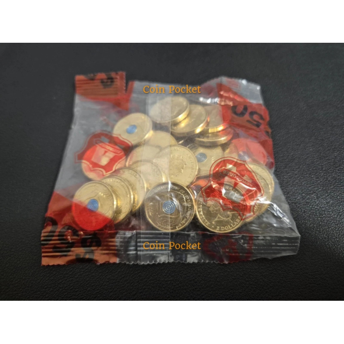 Peacekeeping 25 Coin Security Bag 2022 Two Dollar Peace Keeping Coloured $2 UNC
