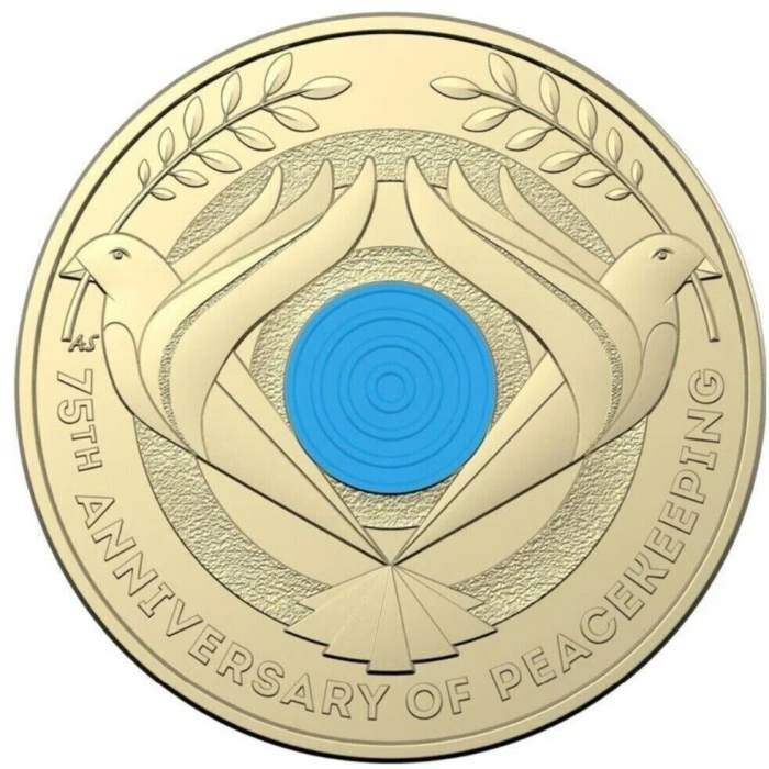 Peacekeeping 25 Coin Security Bag 2022 Two Dollar Peace Keeping Coloured $2 UNC