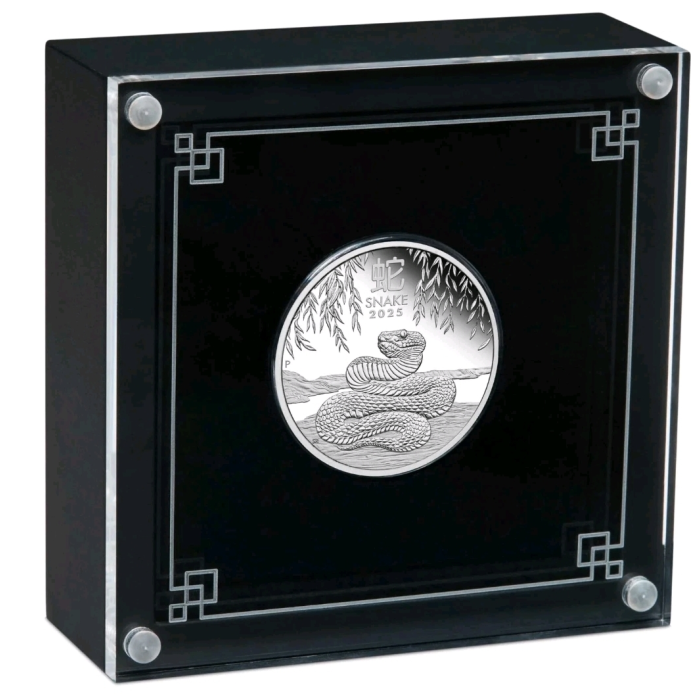 2025 Perth Mint Lunar Snake 1/2oz Silver Proof Coin