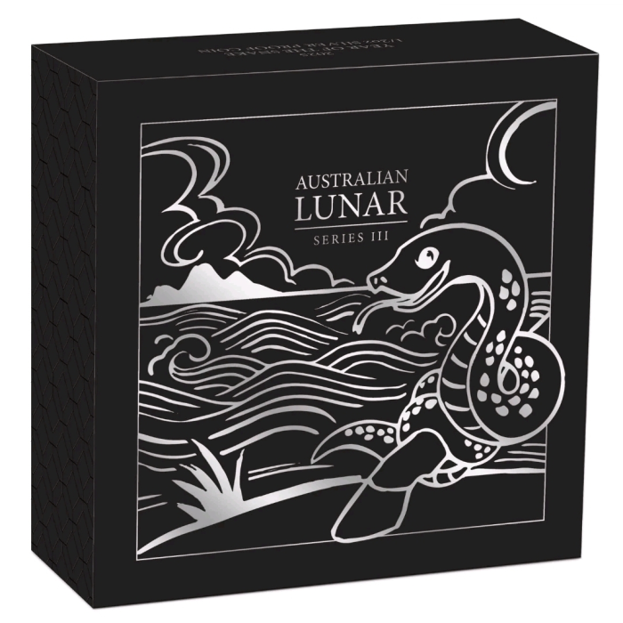 2025 Perth Mint Lunar Snake 1/2oz Silver Proof Coin