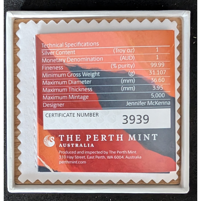 2026 $1  Wonders  of Australia - the Outback 1oz silver proof Opal coin