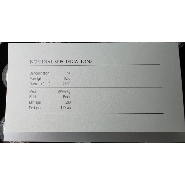 AUSTRALIAN FOOTBALL LEAGUE AFL 2023 $1 Fine Silver Proof Eighteen Coin Set 