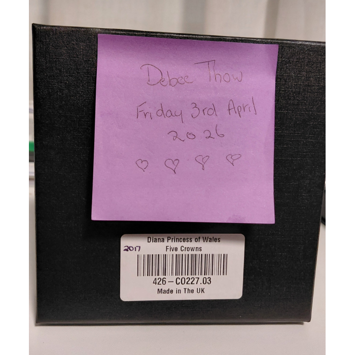 This ones for "Royal collectors"  - Diana Princess of Wales