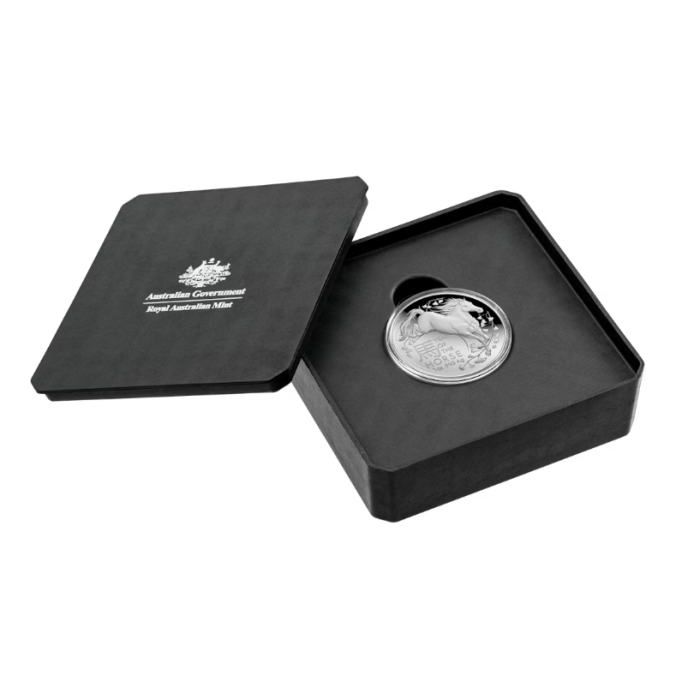 Lunar Series – Year of the Horse  2026 - $5 1 oz Fine Silver Proof Domed Coin
