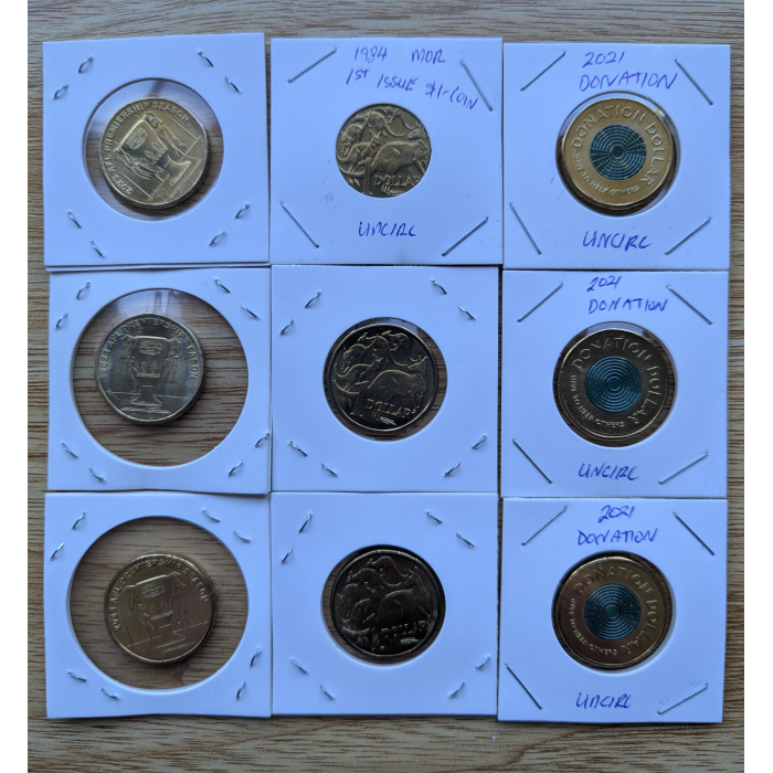 UNC $1.00 Coins x 3