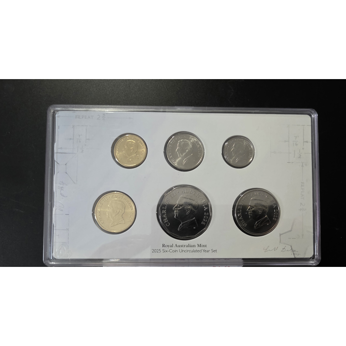 Celebrating Australians  2025 Six Coin Uncirculated Year Set 