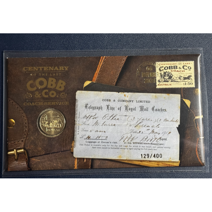 2024 $1 Limited Impression - Centenary  last Cobb and Co Service Only  400 made