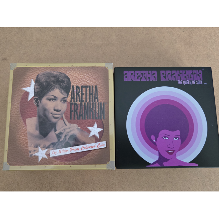 2024 Aretha Franklin 1oz Coloured Silver proof coin