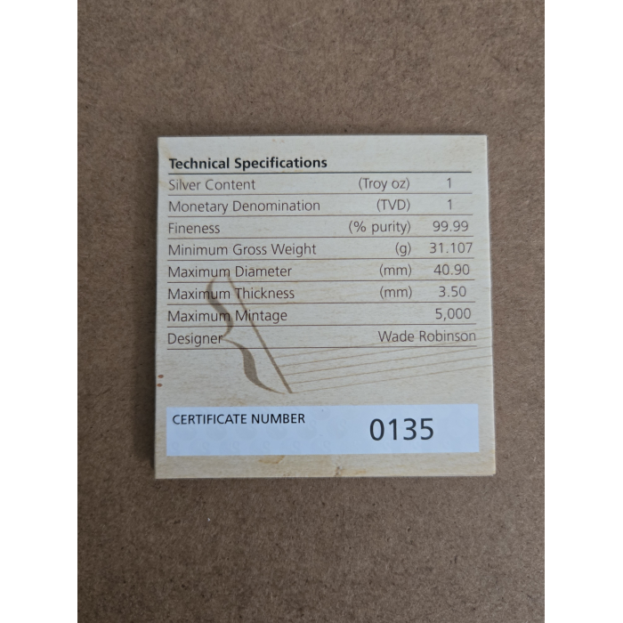 2024 Aretha Franklin 1oz Coloured Silver proof coin