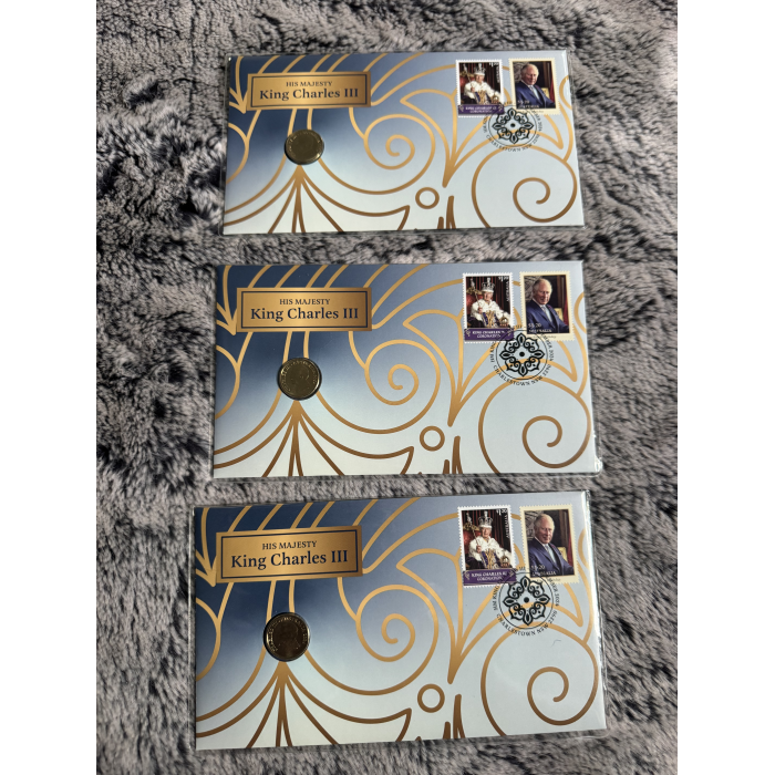 2024 PNC King Charles III Coronation $2 coin and  2 x $1.20 stamps 