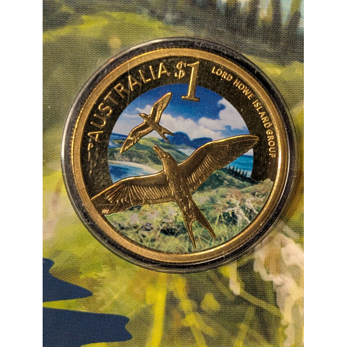 2012 Celebrate Australia $1 LORD HOWE ISLAND GROUP World Heritage Area Coin