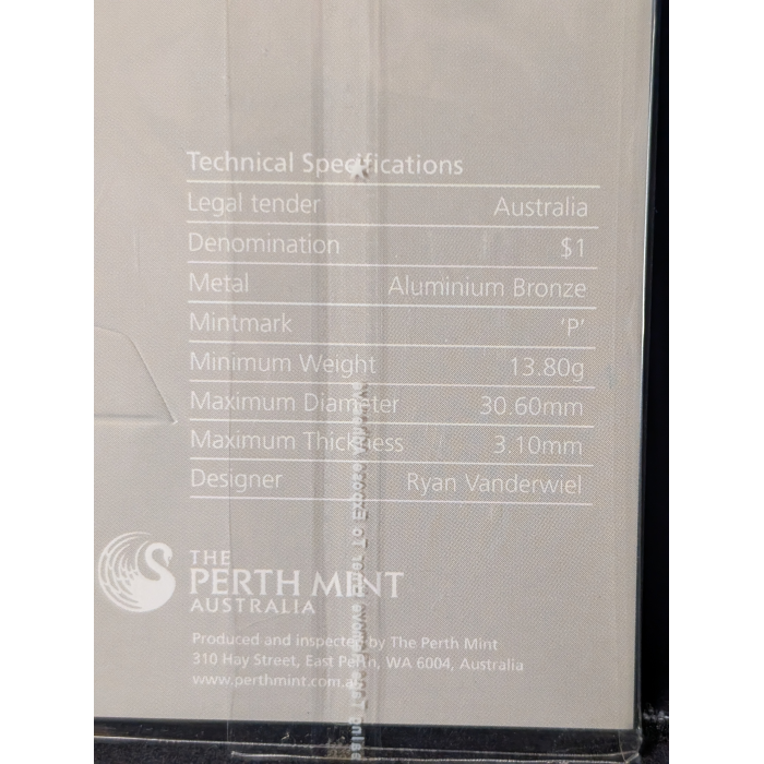 2012 Celebrate Australia $1 LORD HOWE ISLAND GROUP World Heritage Area Coin