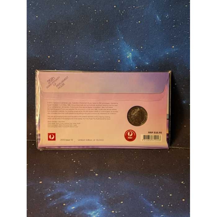 2013 20 Cent 25th ANNIVERSARY OF PARLIAMENT HOUSE PNC 