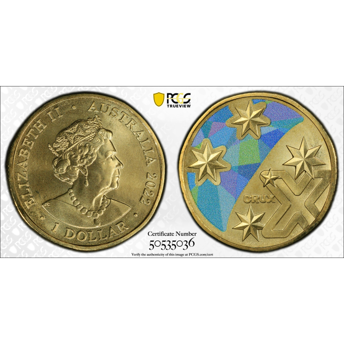 2022 $1 GACH X CRUX COLORISED PCGS MS68