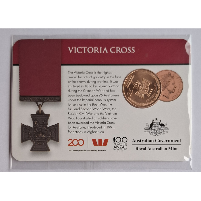 2017 Legends of ANZAC carded coins