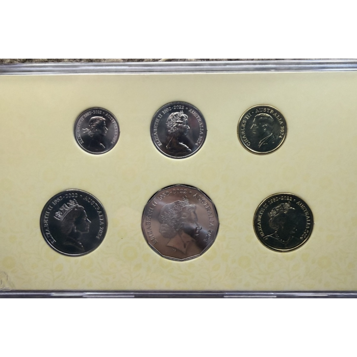 2024 Change of Monarch 6-Coin Uncirculated Year Set – Royal Australian Mint