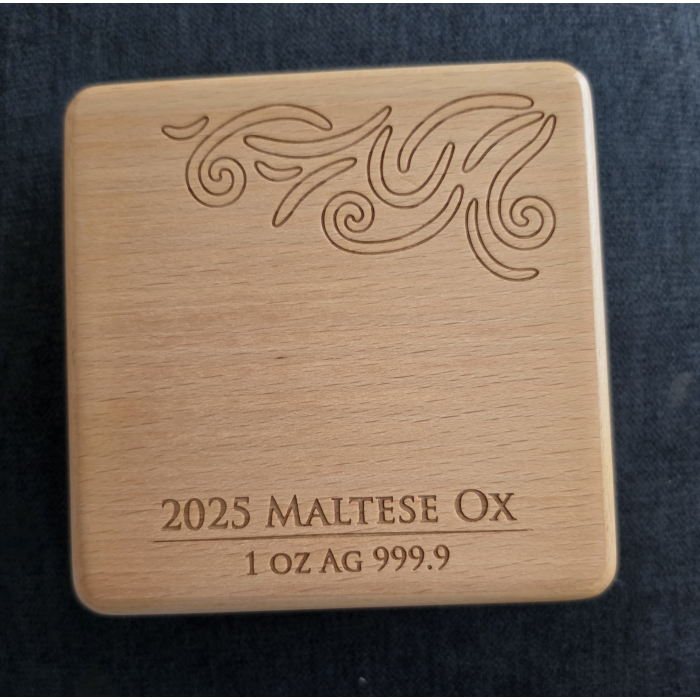  2025 Malta MALTESE OX 1oz Silver Coin – Germania Mint