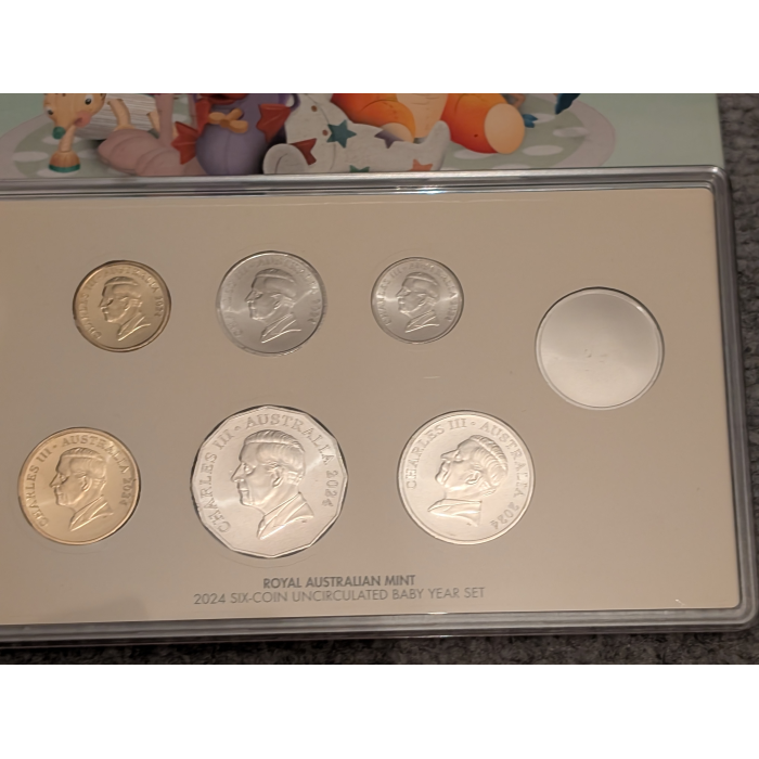 Baby coin 2024 six-coin uncirculated year set
