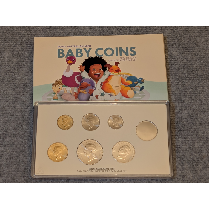 Baby coin 2024 six-coin uncirculated year set