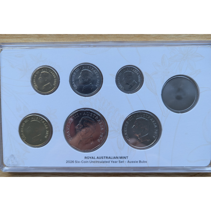 2026 Six-Coin Uncirculated Year Set AUSSIE BUBS