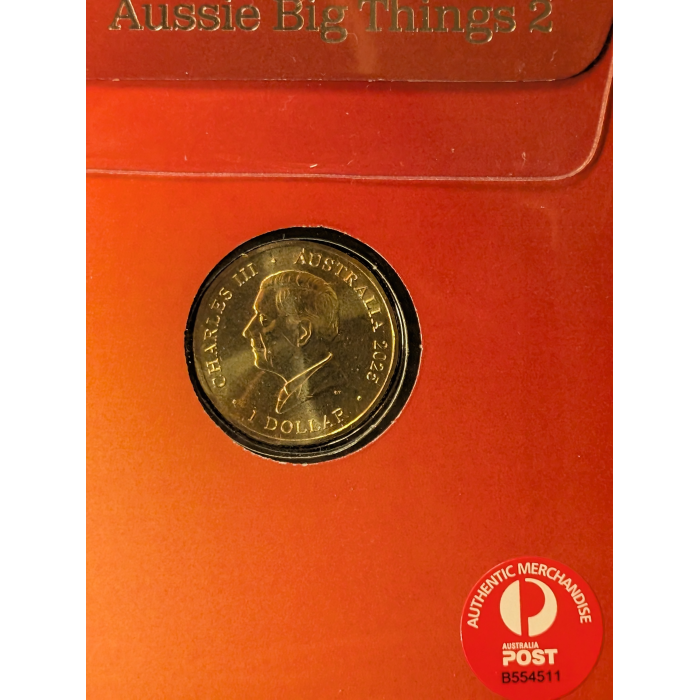 2025 $1 Aussie Big Things 2 Big Strawberry Limited Edition Coloured Coin PNC