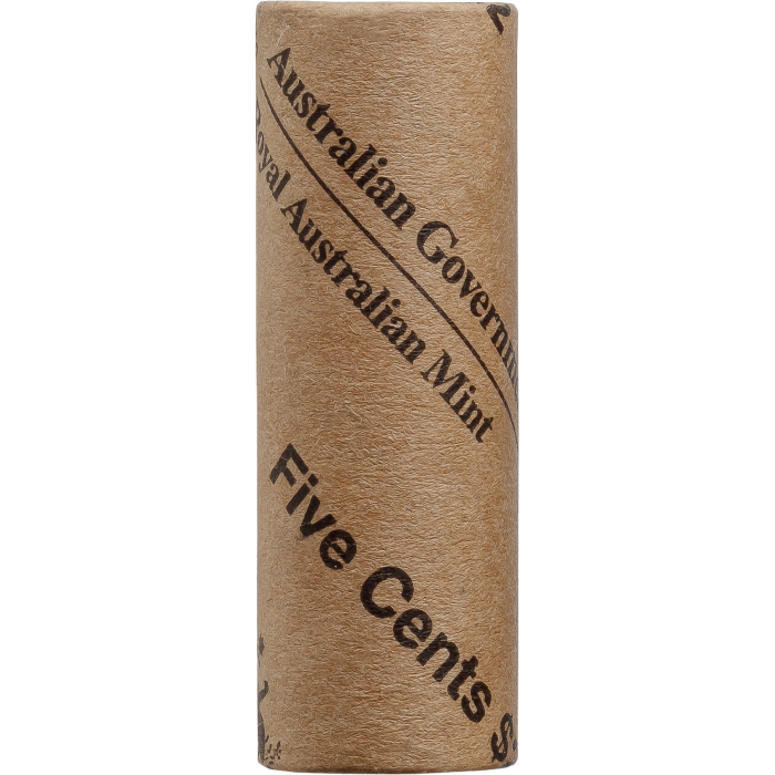 ROYAL AUSTRALIAN MINT - 2025 5C COIN ROLL | NON PREMIUM