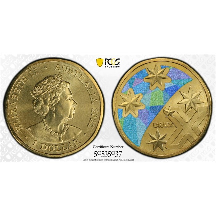 2022 $1 GACH X CRUX COLORISED PCGS MS68