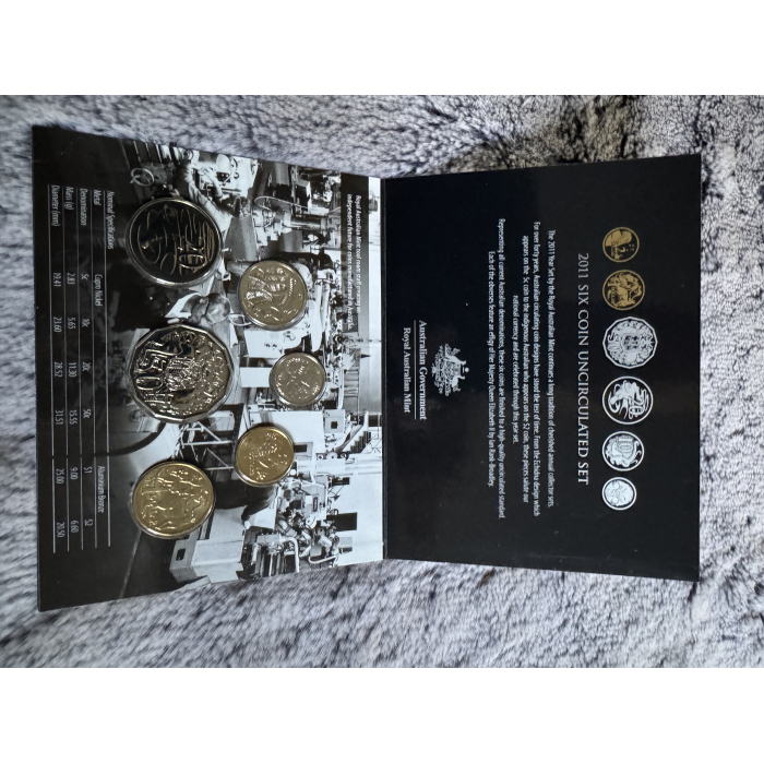 2011 RAM 6 coin Uncirculated Mint year set 