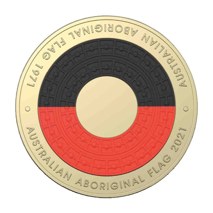 2021 $2 Aboriginal Flag Aluminium Bronze Uncirculated Coin Pack