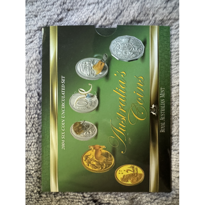 2004 RAM Australia’s Coins 6 coin Uncirculated Mint year set 