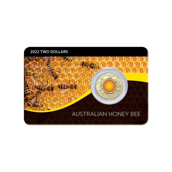 2022 $2 Honey Bee Coloured Aluminium Bronze Coin Pack