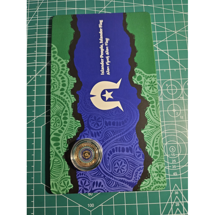Torres Strait $2 carded coin 