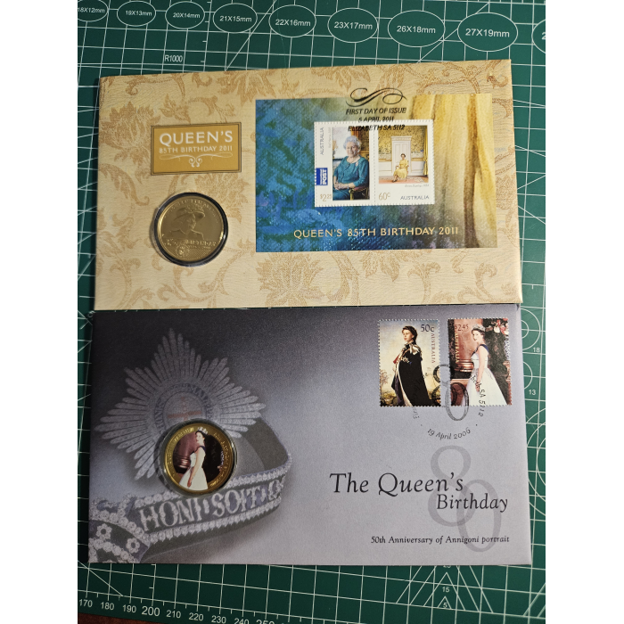 Lot of 7 royal pncs, Queen Elizabeth II, coronation, price, princess 