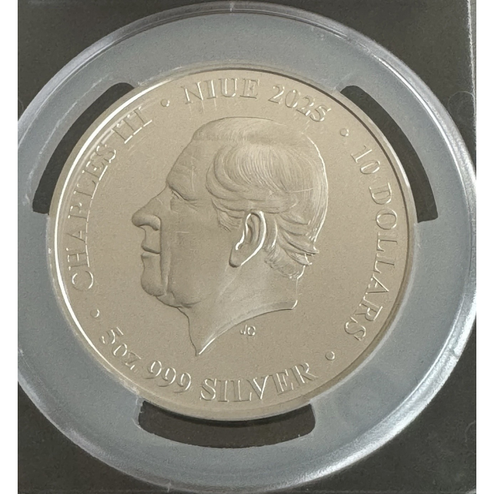 2025 $10 5oz Honey Bee Coin - PR70DCAM  Perfect Grade- Only 14 Worldwide