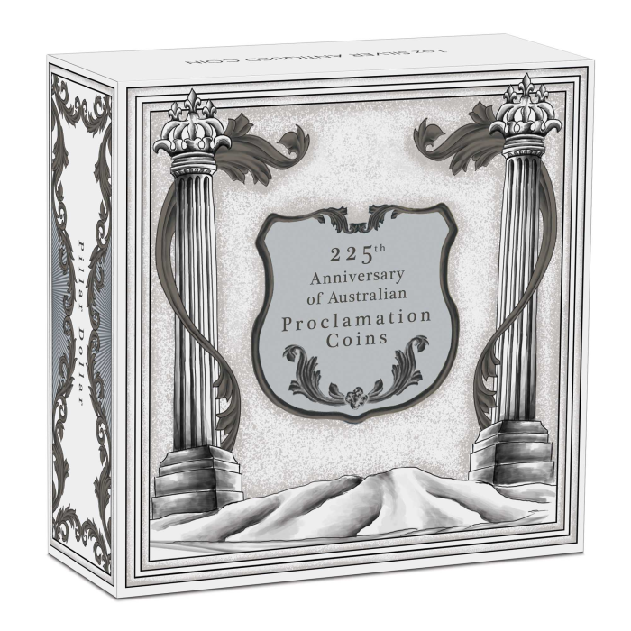 2025 225th Anniversary Of Australian Proclamation 1oz Silver Antiqued Coin - Min
