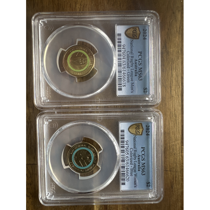 2024 - NRL/NRLW - $2 - MS63