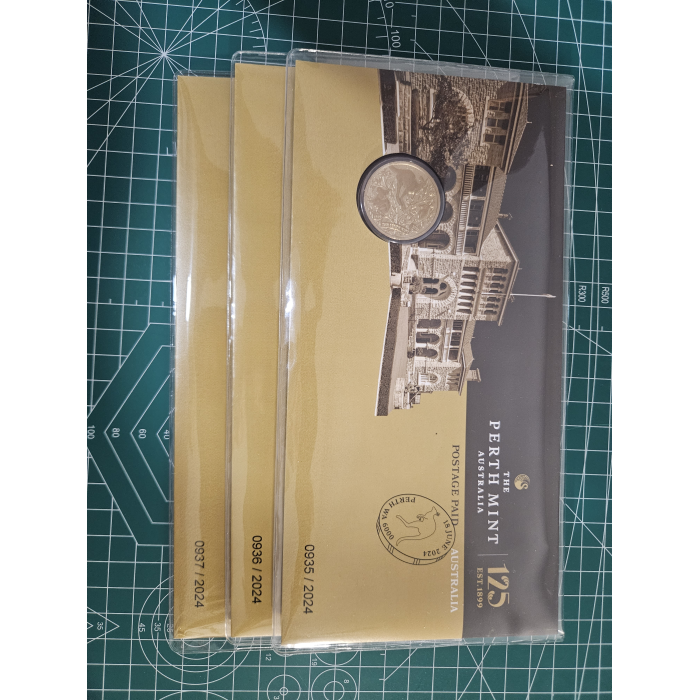 Perth mint 125 years PNC rare set of 3
