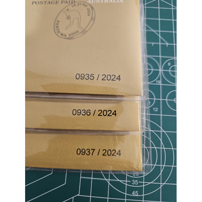 Perth mint 125 years PNC rare set of 3