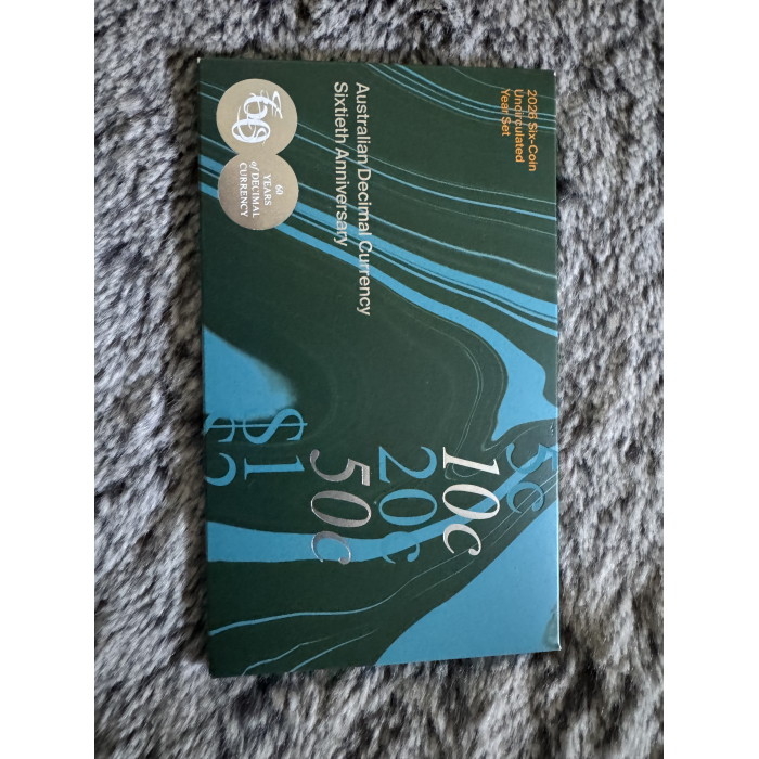 2026 RAM 6 coin Uncirculated Year Set 60th Anniversary Decimal Currency 